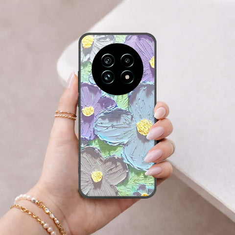 Realme 13 Pro Plus Cover - Floral Series 3 - HQ Ultra Shine Premium Infinity Glass Soft Silicon Borders Case