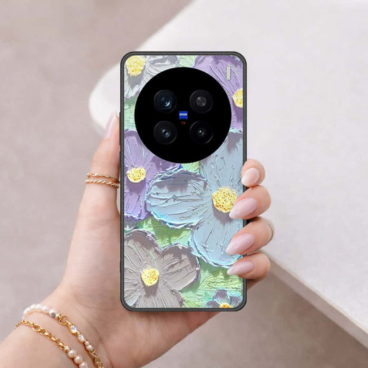 Realme C75 Cover - Floral Series 3 - HQ Ultra Shine Premium Infinity Glass Soft Silicon Borders Case