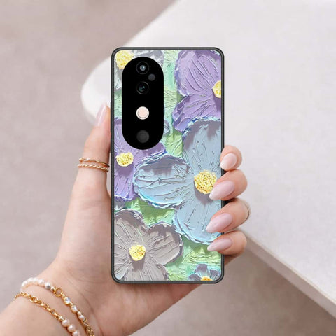Vivo S19 Pro Cover - Floral Series 3 - HQ Ultra Shine Premium Infinity Glass Soft Silicon Borders Case