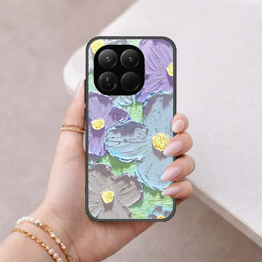 Xiaomi 14T Pro Cover - Floral Series 3 - HQ Ultra Shine Premium Infinity Glass Soft Silicon Borders Case