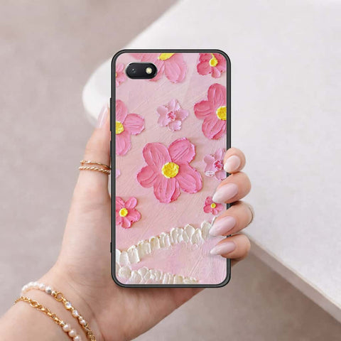 Honor 7S Cover - Floral Series 3 - HQ Ultra Shine Premium Infinity Glass Soft Silicon Borders Case