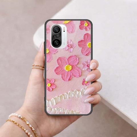 Xiaomi Mi 11i Cover - Floral Series 3 - HQ Ultra Shine Premium Infinity Glass Soft Silicon Borders Case