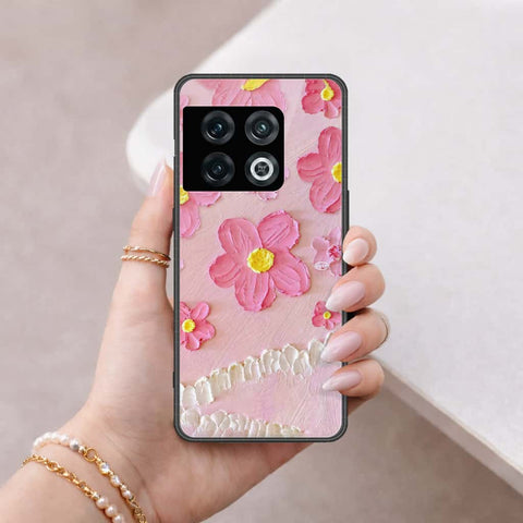 OnePlus 10 Pro Cover - Floral Series 3 - HQ Ultra Shine Premium Infinity Glass Soft Silicon Borders Case