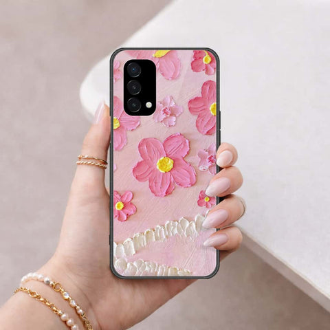 OnePlus Nord N200 5G Cover - Floral Series 3 - HQ Ultra Shine Premium Infinity Glass Soft Silicon Borders Case