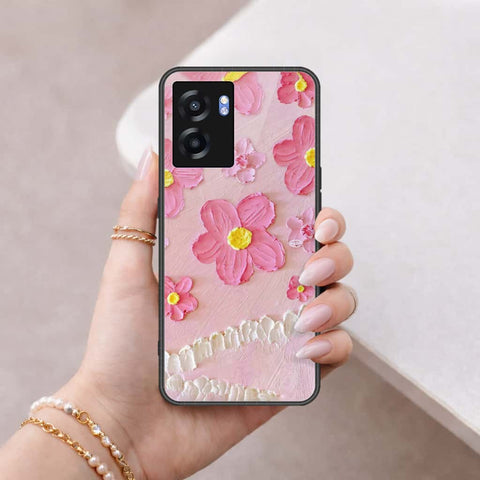 OnePlus Nord N300 Cover - Floral Series 3 - HQ Ultra Shine Premium Infinity Glass Soft Silicon Borders Case