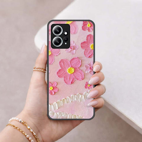 Xiaomi Redmi Note 12 4G Cover - Floral Series 3 - HQ Ultra Shine Premium Infinity Glass Soft Silicon Borders Case