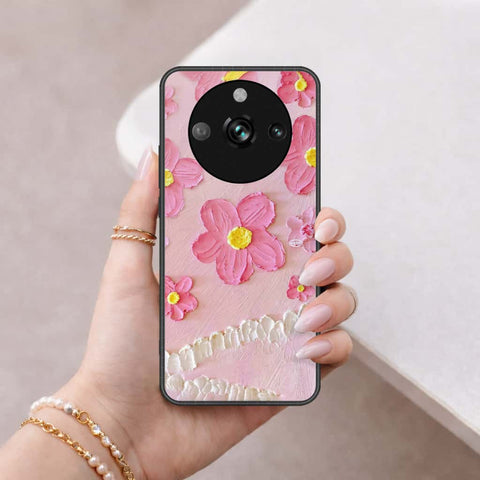 Realme 11 Pro Cover - Floral Series 3 - HQ Ultra Shine Premium Infinity Glass Soft Silicon Borders Case