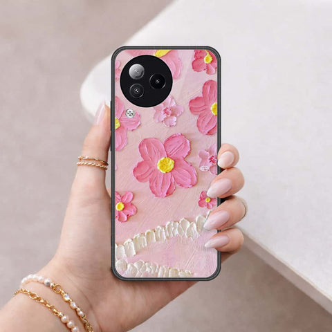 Xiaomi Civi 3 Cover - Floral Series 3 - HQ Ultra Shine Premium Infinity Glass Soft Silicon Borders Case