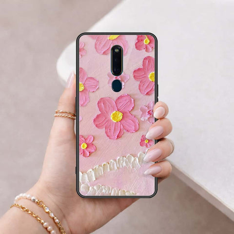 Huawei Honor Play 8A Cover - Floral Series 3 - HQ Ultra Shine Premium Infinity Glass Soft Silicon Borders Case
