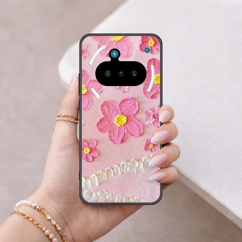 Nothing Phone 3a Cover - Floral Series 3 - HQ Ultra Shine Premium Infinity Glass Soft Silicon Borders Case