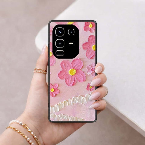 Infinix Note 50 Pro 4G Cover - Floral Series 3 - HQ Ultra Shine Premium Infinity Glass Soft Silicon Borders Case