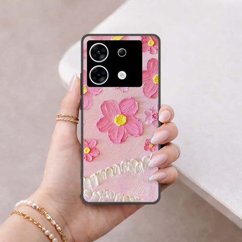 Infinix Zero 30 5G Cover - Floral Series 3 - HQ Ultra Shine Premium Infinity Glass Soft Silicon Borders Case