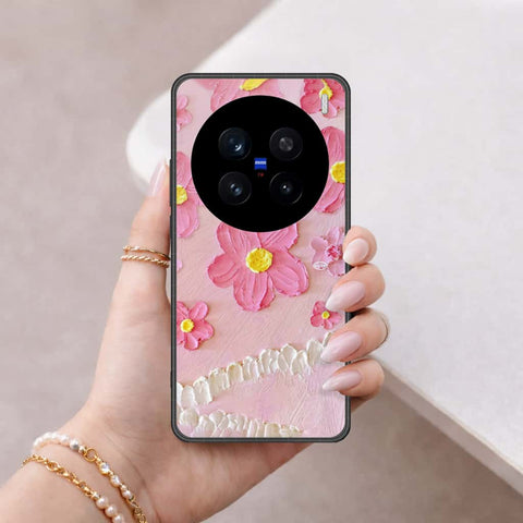 Realme C75 Cover - Floral Series 3 - HQ Ultra Shine Premium Infinity Glass Soft Silicon Borders Case