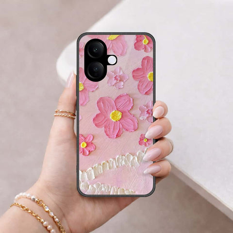 Vivo V60 Lite 4G Cover - Floral Series 3 - HQ Ultra Shine Premium Infinity Glass Soft Silicon Borders Case