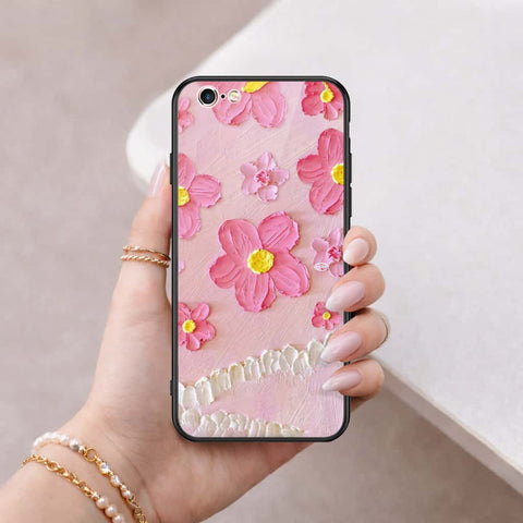 iPhone 6s Plus / 6 Plus Cover - Floral Series 3 - HQ Ultra Shine Premium Infinity Glass Soft Silicon Borders Case