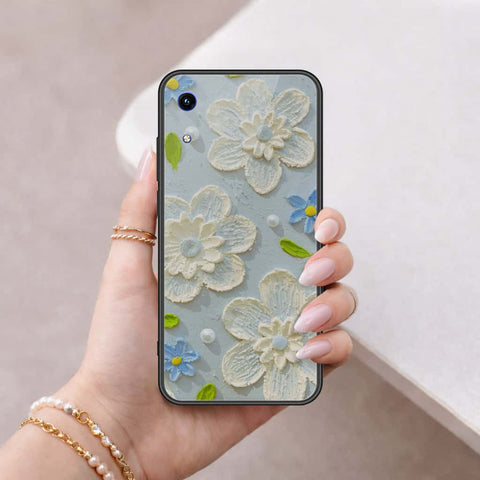 Huawei Honor 8A Cover - Floral Series 3 - HQ Ultra Shine Premium Infinity Glass Soft Silicon Borders Case