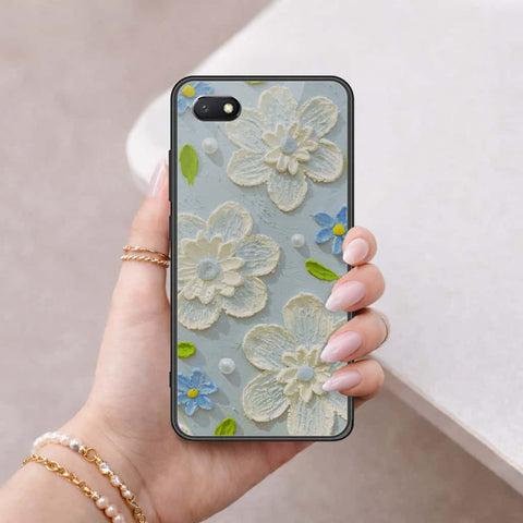 Honor 7S Cover - Floral Series 3 - HQ Ultra Shine Premium Infinity Glass Soft Silicon Borders Case