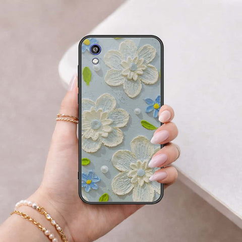 Huawei Honor 8S Cover - Floral Series 3 - HQ Ultra Shine Premium Infinity Glass Soft Silicon Borders Case