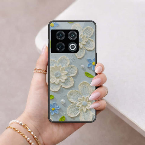 OnePlus 10 Pro Cover - Floral Series 3 - HQ Ultra Shine Premium Infinity Glass Soft Silicon Borders Case
