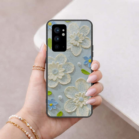 OnePlus 9RT 5G Cover - Floral Series 3 - HQ Ultra Shine Premium Infinity Glass Soft Silicon Borders Case