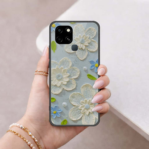 Infinix Smart 6 Cover - ONation Persian Rugs Series 2 - HQ Ultra Shine Premium Infinity Glass Soft Silicon Borders Cas
