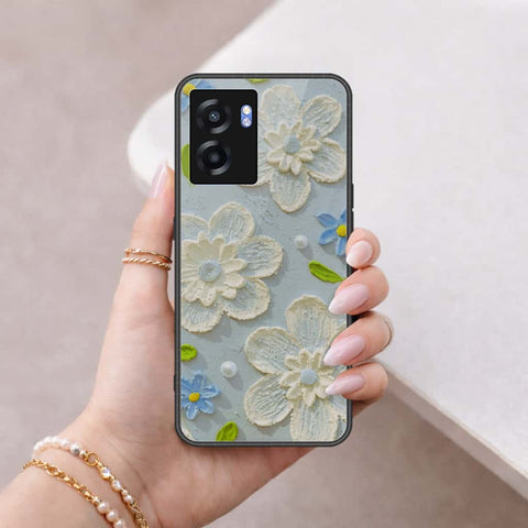 Realme Narzo 50 4G Cover - Floral Series 3 - HQ Ultra Shine Premium Infinity Glass Soft Silicon Borders Case