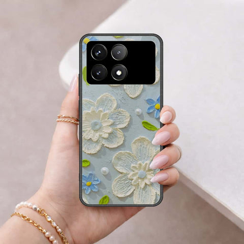 Xiaomi Poco X6 Pro Cover - Floral Series 3 - HQ Ultra Shine Premium Infinity Glass Soft Silicon Borders Case
