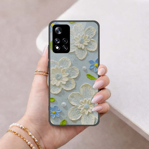 Xiaomi Redmi Note 11 Pro Plus 5G Cover - Floral Series 3 - HQ Ultra Shine Premium Infinity Glass Soft Silicon Borders Case
