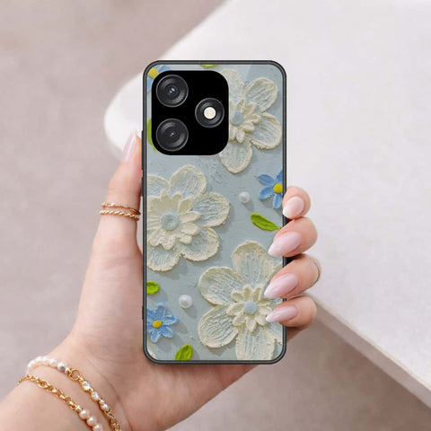 Tecno Spark 10C Cover - Floral Series 3 - HQ Ultra Shine Premium Infinity Glass Soft Silicon Borders Case