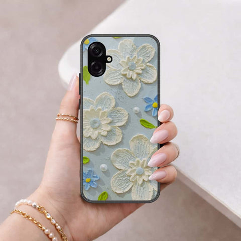 Samsung Galaxy A07 4G Cover - Floral Series 3 - HQ Ultra Shine Premium Infinity Glass Soft Silicon Borders Case