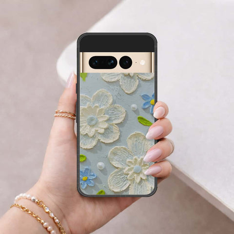 Google Pixel 7 Pro Cover - Floral Series 3 - HQ Ultra Shine Premium Infinity Glass Soft Silicon Borders Case