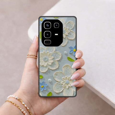 Infinix Note 50 Pro 4G Cover - Floral Series 3 - HQ Ultra Shine Premium Infinity Glass Soft Silicon Borders Case