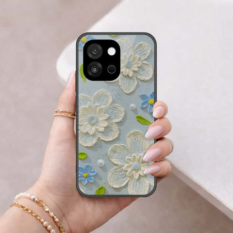 OnePlus 13s Cover - Floral Series 3 - HQ Ultra Shine Premium Infinity Glass Soft Silicon Borders Case