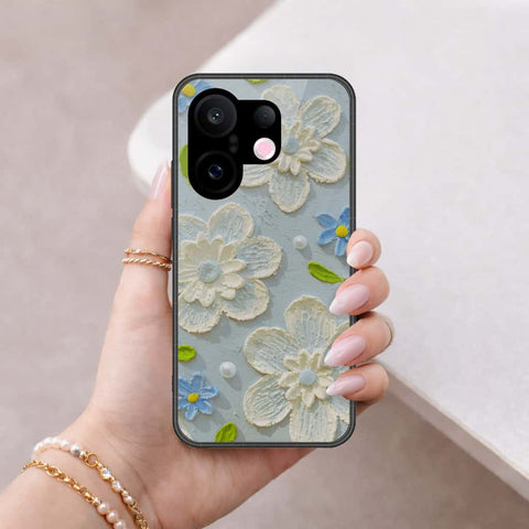 Vivo S30 Pro Mini Cover - Floral Series 3 - HQ Ultra Shine Premium Infinity Glass Soft Silicon Borders Case