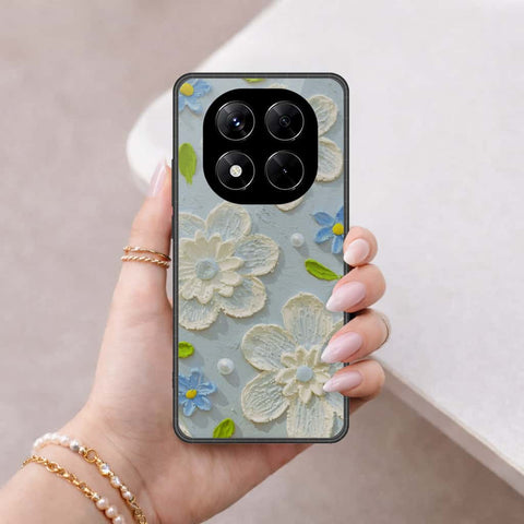 Xiaomi Redmi Note 14 Pro 4G Cover - Floral Series 3 - HQ Ultra Shine Premium Infinity Glass Soft Silicon Borders Case