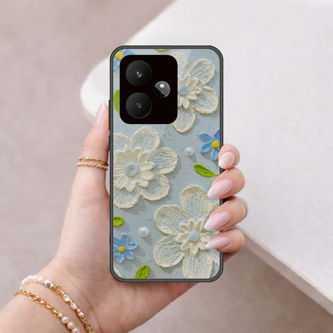 Realme GT 7 Cover - Floral Series 3 - HQ Ultra Shine Premium Infinity Glass Soft Silicon Borders Case