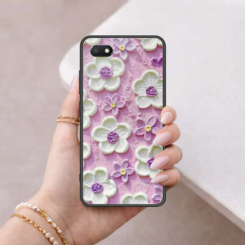 Honor 7S Cover - Floral Series 3 - HQ Ultra Shine Premium Infinity Glass Soft Silicon Borders Case