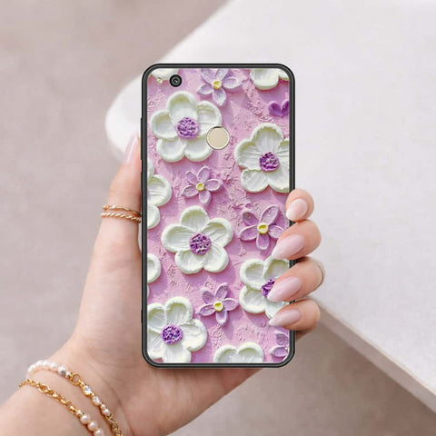 Huawei Honor 8 Lite Cover - Floral Series 3 - HQ Ultra Shine Premium Infinity Glass Soft Silicon Borders Case