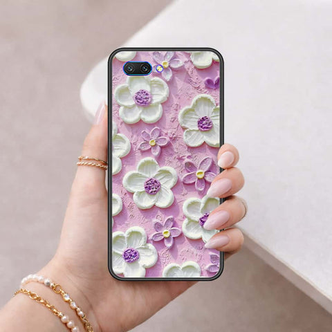 Huawei Honor 10 Cover - Floral Series 3 - HQ Ultra Shine Premium Infinity Glass Soft Silicon Borders Case