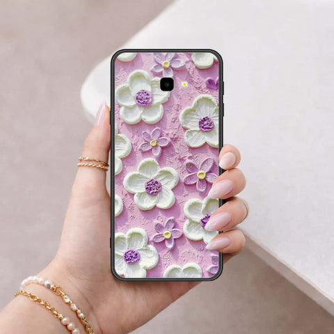 Samsung Galaxy J4 Plus Cover - Floral Series 3 - HQ Ultra Shine Premium Infinity Glass Soft Silicon Borders Case