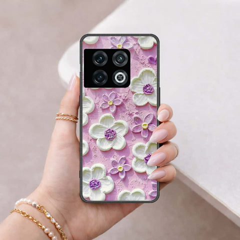 OnePlus 10 Pro Cover - Floral Series 3 - HQ Ultra Shine Premium Infinity Glass Soft Silicon Borders Case