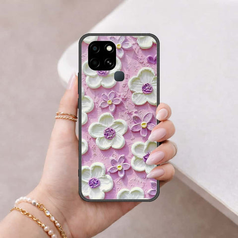Infinix Smart 6 Cover - ONation Persian Rugs Series 2 - HQ Ultra Shine Premium Infinity Glass Soft Silicon Borders Cas