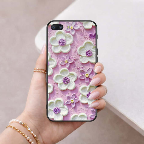 OnePlus 5 Cover - Floral Series 3 - HQ Ultra Shine Premium Infinity Glass Soft Silicon Borders Case