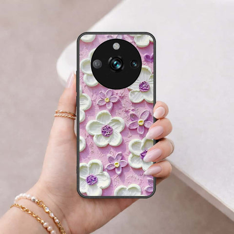 Realme 11 Pro Plus Cover - Floral Series 3 - HQ Ultra Shine Premium Infinity Glass Soft Silicon Borders Case