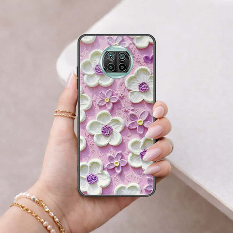 Xiaomi Redmi Note 9 Pro 5G Cover - Floral Series 3 - HQ Ultra Shine Premium Infinity Glass Soft Silicon Borders Case