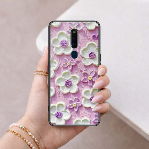 Huawei Honor Play 8A Cover - Floral Series 3 - HQ Ultra Shine Premium Infinity Glass Soft Silicon Borders Case