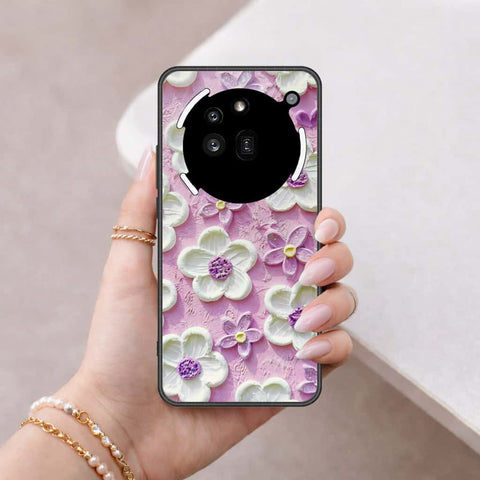 Nothing Phone 3a Pro Cover - Floral Series 3 - HQ Ultra Shine Premium Infinity Glass Soft Silicon Borders Case
