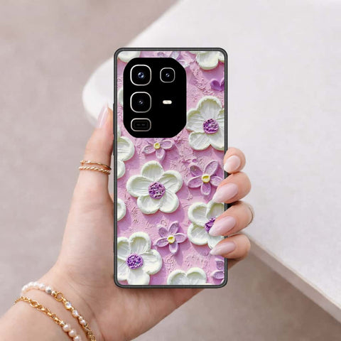 Infinix Note 50 Pro 4G Cover - Floral Series 3 - HQ Ultra Shine Premium Infinity Glass Soft Silicon Borders Case