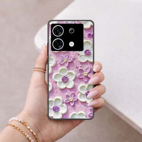 Infinix Zero 30 5G Cover - Floral Series 3 - HQ Ultra Shine Premium Infinity Glass Soft Silicon Borders Case