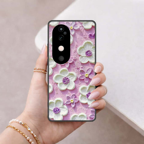 Vivo S19 Pro Cover - Floral Series 3 - HQ Ultra Shine Premium Infinity Glass Soft Silicon Borders Case